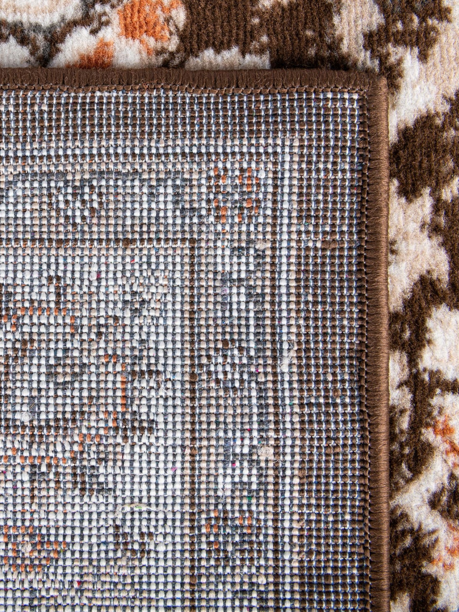 Brown 2' x 3' 1 Charlotte Rectangle Area Rug 100% Polypropylene With Jute Backing Traditional Classical Durable Carpet for Living Dining Office Rooms for Sale at Rug Engine