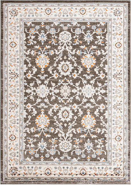 Fume Gray 7' 1 x 10' Charlotte Rectangle Area Rug 100% Polypropylene With Jute Backing Traditional Classical Durable Carpet for Living Dining Office Rooms for Sale at Rug Engine