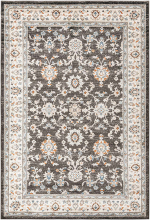 Fume Gray 6' 1 x 9' Charlotte Rectangle Area Rug 100% Polypropylene With Jute Backing Traditional Classical Durable Carpet for Living Dining Office Rooms for Sale at Rug Engine