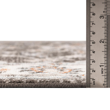 Fume Gray 3' 1 x 5' 3 Charlotte Rectangle Area Rug 100% Polypropylene With Jute Backing Traditional Classical Durable Carpet for Living Dining Office Rooms for Sale at Rug Engine