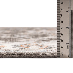 Fume Gray 2' x 3' 1 Charlotte Rectangle Area Rug 100% Polypropylene With Jute Backing Traditional Classical Durable Carpet for Living Dining Office Rooms for Sale at Rug Engine