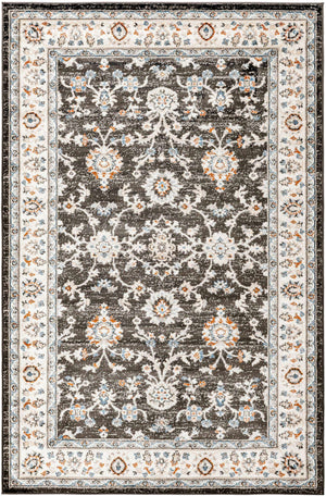 Fume Gray 5' 3 x 8' Charlotte Rectangle Area Rug 100% Polypropylene With Jute Backing Traditional Classical Durable Carpet for Living Dining Office Rooms for Sale at Rug Engine