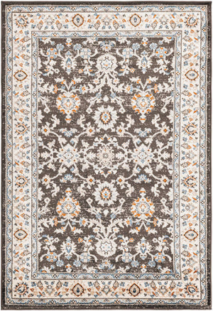 Fume Gray 4' 1 x 6' 1 Charlotte Rectangle Area Rug 100% Polypropylene With Jute Backing Traditional Classical Durable Carpet for Living Dining Office Rooms for Sale at Rug Engine