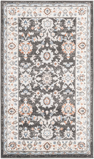 Fume Gray 3' 1 x 5' 3 Charlotte Rectangle Area Rug 100% Polypropylene With Jute Backing Traditional Classical Durable Carpet for Living Dining Office Rooms for Sale at Rug Engine