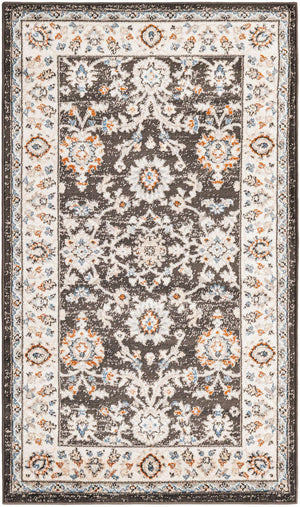 Fume Gray 3' 1 x 5' 3 Charlotte Rectangle Area Rug 100% Polypropylene With Jute Backing Traditional Classical Durable Carpet for Living Dining Office Rooms for Sale at Rug Engine