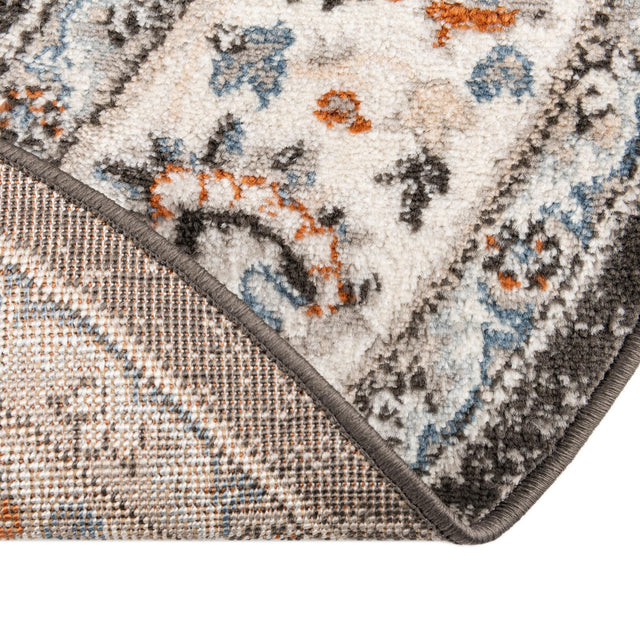 Fume Gray 3' 1 x 3' 1 Charlotte Round Area Rug 100% Polypropylene With Jute Backing Traditional Classical Durable Carpet for Living Dining Office Rooms for Sale at Rug Engine