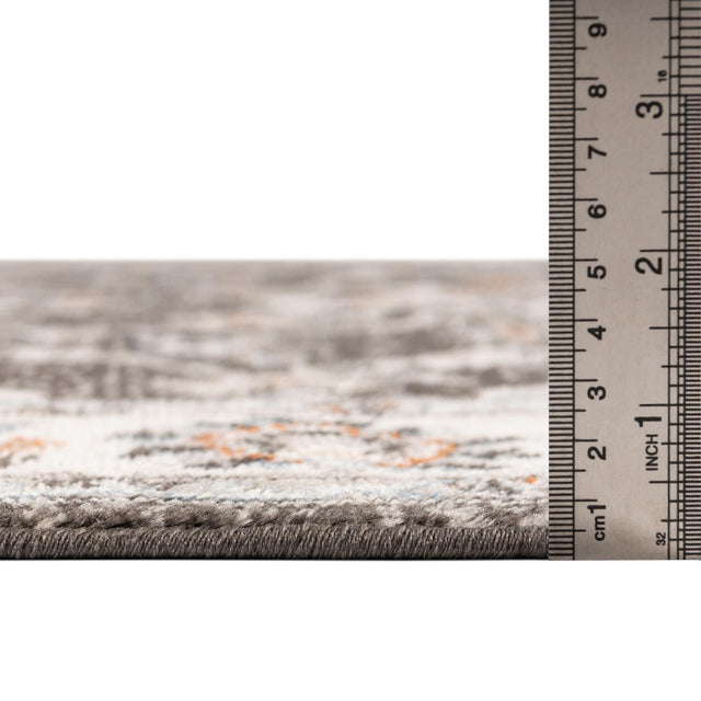 Fume Gray 7' 10 x 7' 10 Charlotte Octagon Area Rug 100% Polypropylene With Jute Backing Traditional Classical Durable Carpet for Living Dining Office Rooms for Sale at Rug Engine