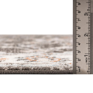 Fume Gray 5' 3 x 5' 3 Charlotte Octagon Area Rug 100% Polypropylene With Jute Backing Traditional Classical Durable Carpet for Living Dining Office Rooms for Sale at Rug Engine