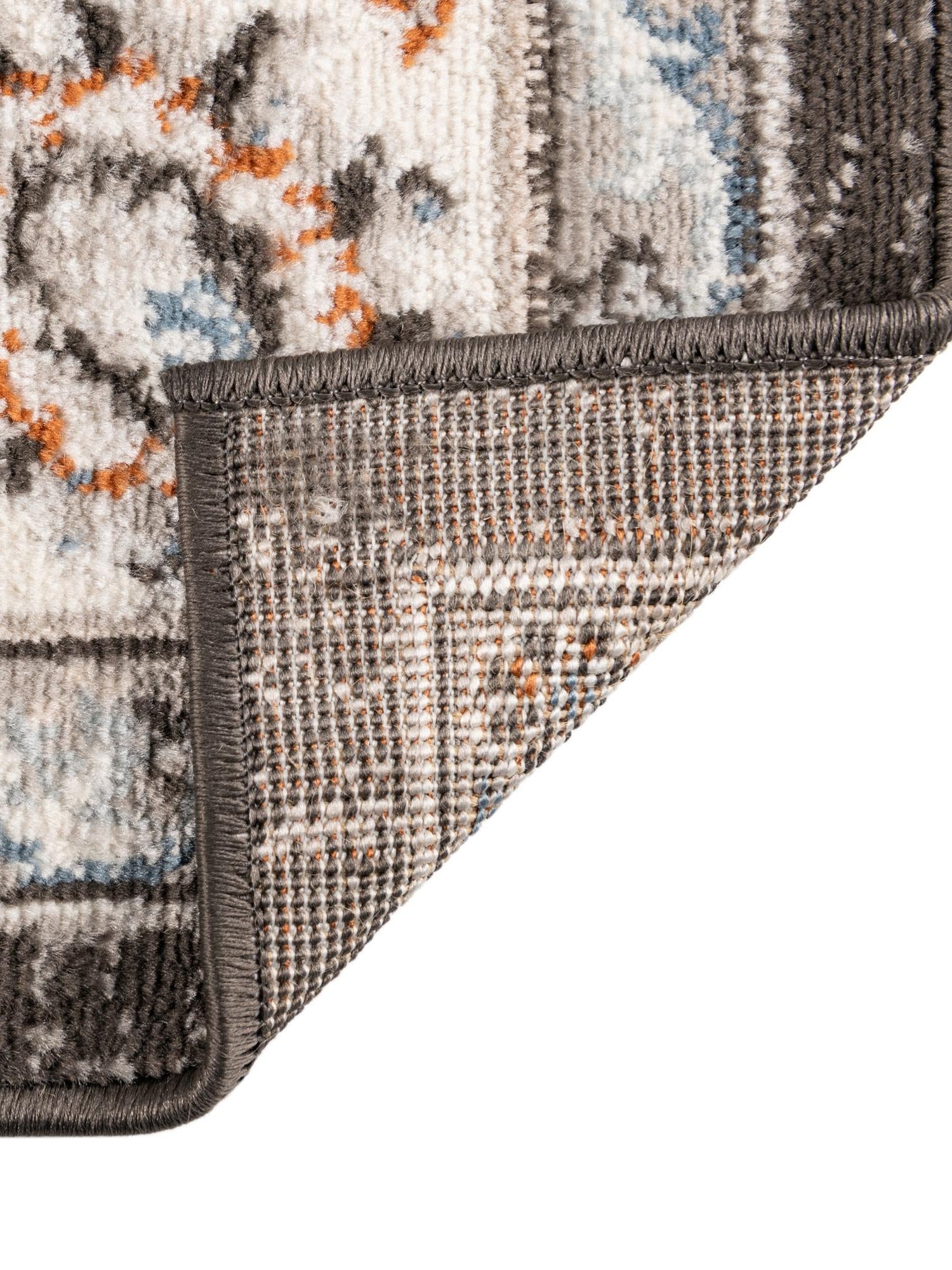 Fume Gray 5' 3 x 5' 3 Charlotte Octagon Area Rug 100% Polypropylene With Jute Backing Traditional Classical Durable Carpet for Living Dining Office Rooms for Sale at Rug Engine