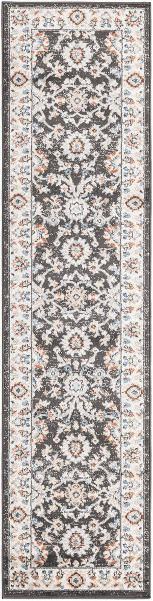Fume Gray 2' x 8' Charlotte Runner Area Rug 100% Polypropylene With Jute Backing Traditional Classical Durable Carpet for Living Dining Office Rooms for Sale at Rug Engine