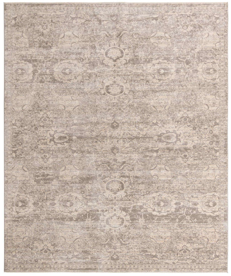 Gray 10' x 12' 4 Lola Rectangle Area Rug Polypropylene With Jute Backing Traditional Pattern Easy Clean Carpet for Home Interior Design for Sale at Rug Engine