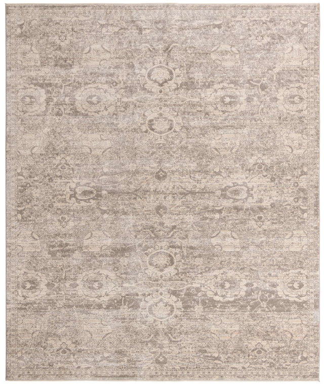 Gray 10' x 12' 4 Lola Rectangle Area Rug Polypropylene With Jute Backing Traditional Pattern Easy Clean Carpet for Home Interior Design for Sale at Rug Engine