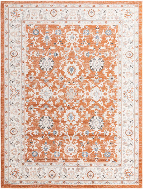 Rust Red 10' x 13' 1 Charlotte Rectangle Area Rug 100% Polypropylene With Jute Backing Traditional Classical Durable Carpet for Living Dining Office Rooms for Sale at Rug Engine