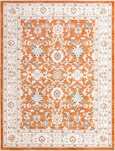Rust Red 10' x 13' 1 Charlotte Rectangle Area Rug 100% Polypropylene With Jute Backing Traditional Classical Durable Carpet for Living Dining Office Rooms for Sale at Rug Engine