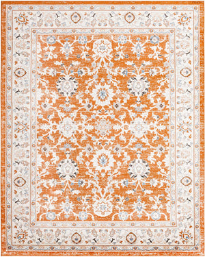 Rust Red 7' 10 x 10' Charlotte Rectangle Area Rug 100% Polypropylene With Jute Backing Traditional Classical Durable Carpet for Living Dining Office Rooms for Sale at Rug Engine