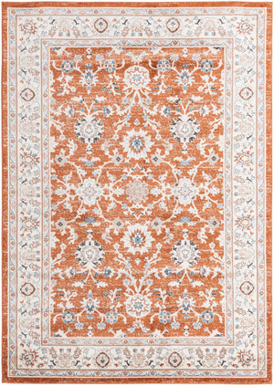 Rust Red 7' 1 x 10' Charlotte Rectangle Area Rug 100% Polypropylene With Jute Backing Traditional Classical Durable Carpet for Living Dining Office Rooms for Sale at Rug Engine