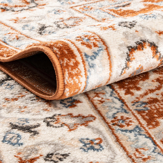 Rust Red 7' 10 x 10' Charlotte Rectangle Area Rug 100% Polypropylene With Jute Backing Traditional Classical Durable Carpet for Living Dining Office Rooms for Sale at Rug Engine