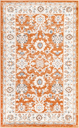 Rust Red 3' 1 x 5' 3 Charlotte Rectangle Area Rug 100% Polypropylene With Jute Backing Traditional Classical Durable Carpet for Living Dining Office Rooms for Sale at Rug Engine