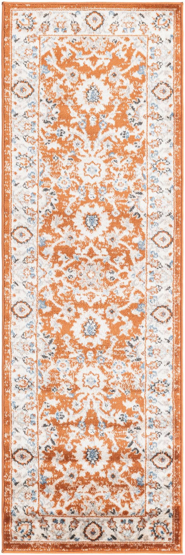 Rust Red 2' x 6' 1 Charlotte Runner Area Rug 100% Polypropylene With Jute Backing Traditional Classical Durable Carpet for Living Dining Office Rooms for Sale at Rug Engine
