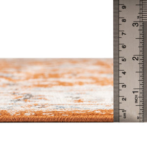 Rust Red 2' x 8' Charlotte Runner Area Rug 100% Polypropylene With Jute Backing Traditional Classical Durable Carpet for Living Dining Office Rooms for Sale at Rug Engine