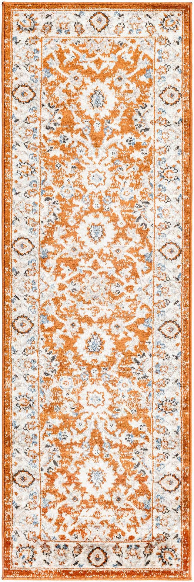 Rust Red 2' x 6' 1 Charlotte Runner Area Rug 100% Polypropylene With Jute Backing Traditional Classical Durable Carpet for Living Dining Office Rooms for Sale at Rug Engine