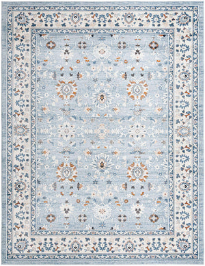 Aqua Blue 10' x 13' Charlotte Rectangle Area Rug 100% Polypropylene With Jute Backing Traditional Classical Durable Carpet for Living Dining Office Rooms for Sale at Rug Engine