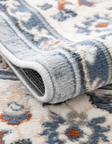 Aqua Blue 3' 1 x 3' 1 Charlotte Round Area Rug 100% Polypropylene With Jute Backing Traditional Classical Durable Carpet for Living Dining Office Rooms for Sale at Rug Engine