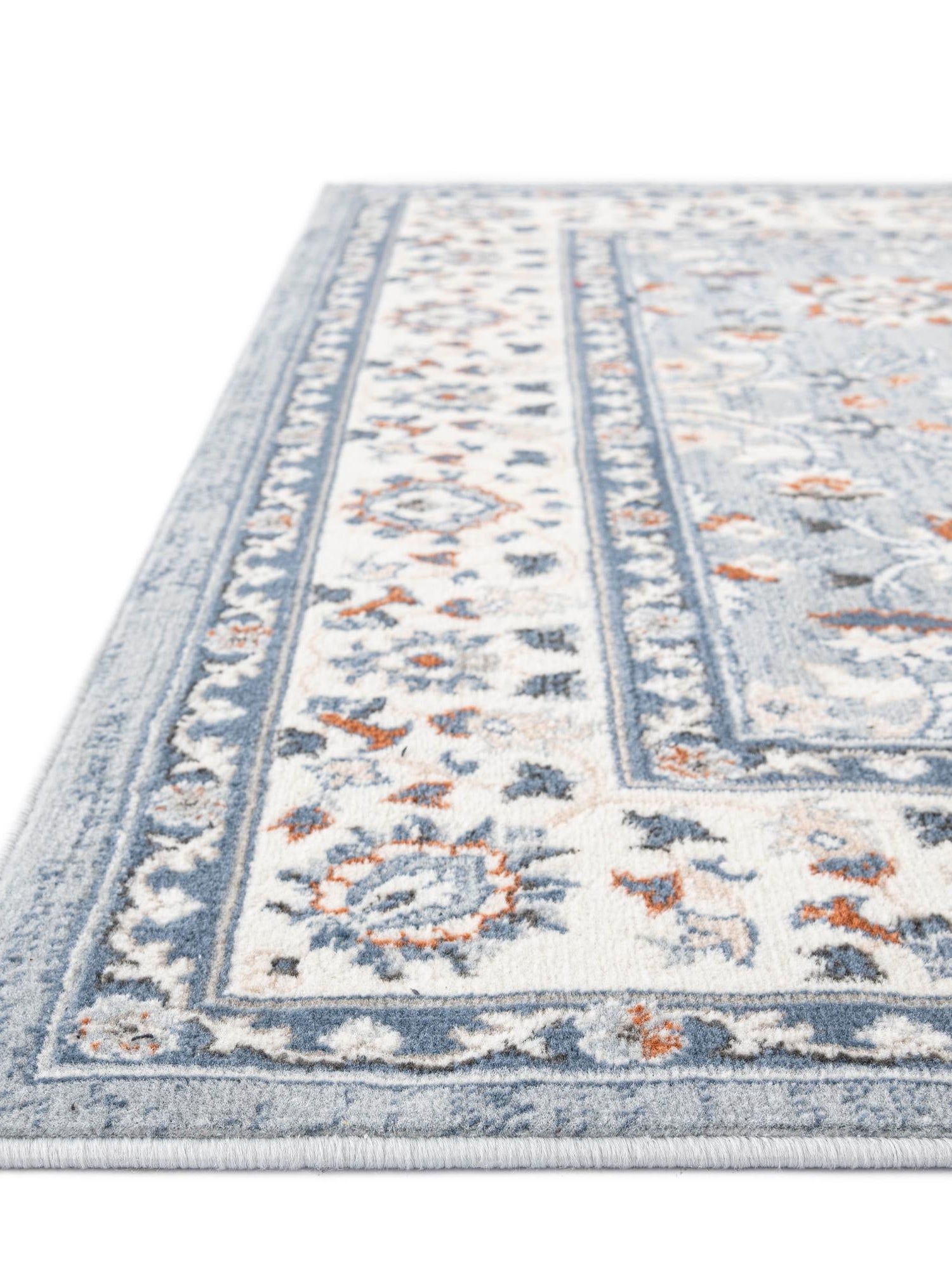 Aqua Blue 12' x 12' Charlotte Square Area Rug 100% Polypropylene With Jute Backing Traditional Classical Durable Carpet for Living Dining Office Rooms for Sale at Rug Engine