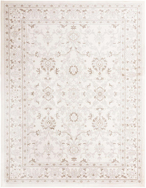 Ivory 10' x 13' Charlotte Rectangle Area Rug 100% Polypropylene With Jute Backing Traditional Classical Durable Carpet for Living Dining Office Rooms for Sale at Rug Engine