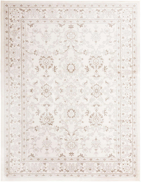 Ivory 10' x 13' Charlotte Rectangle Area Rug 100% Polypropylene With Jute Backing Traditional Classical Durable Carpet for Living Dining Office Rooms for Sale at Rug Engine