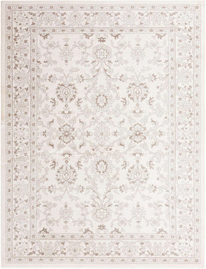 Ivory 9' x 12' Charlotte Rectangle Area Rug 100% Polypropylene With Jute Backing Traditional Classical Durable Carpet for Living Dining Office Rooms for Sale at Rug Engine