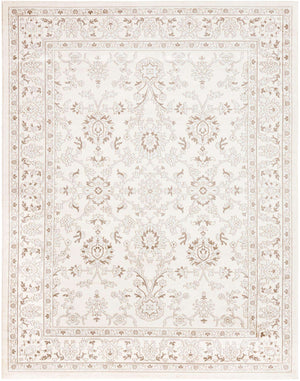 Ivory 7' 10 x 10' Charlotte Rectangle Area Rug 100% Polypropylene With Jute Backing Traditional Classical Durable Carpet for Living Dining Office Rooms for Sale at Rug Engine