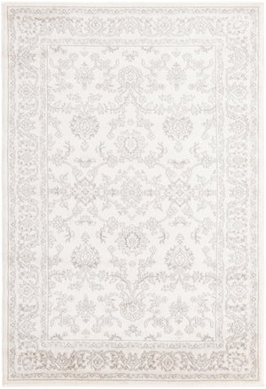 Ivory 4' 1 x 6' 1 Charlotte Rectangle Area Rug 100% Polypropylene With Jute Backing Traditional Classical Durable Carpet for Living Dining Office Rooms for Sale at Rug Engine