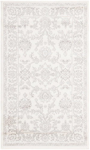 Ivory 3' 1 x 5' 3 Charlotte Rectangle Area Rug 100% Polypropylene With Jute Backing Traditional Classical Durable Carpet for Living Dining Office Rooms for Sale at Rug Engine