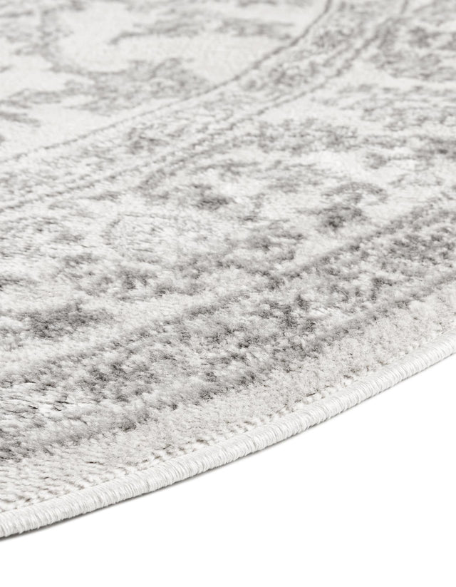 Ivory 5' 3 x 8' Charlotte Oval Area Rug 100% Polypropylene With Jute Backing Traditional Classical Durable Carpet for Living Dining Office Rooms for Sale at Rug Engine
