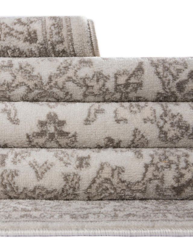 Ivory 2' x 9' 10 Charlotte Runner Area Rug 100% Polypropylene With Jute Backing Traditional Classical Durable Carpet for Living Dining Office Rooms for Sale at Rug Engine