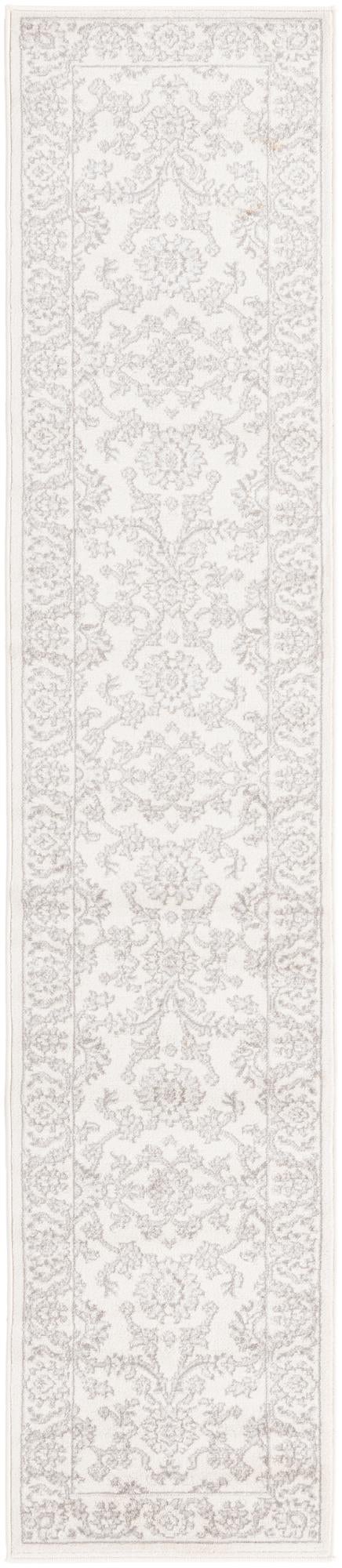 Ivory 2' x 9' 10 Charlotte Runner Area Rug 100% Polypropylene With Jute Backing Traditional Classical Durable Carpet for Living Dining Office Rooms for Sale at Rug Engine