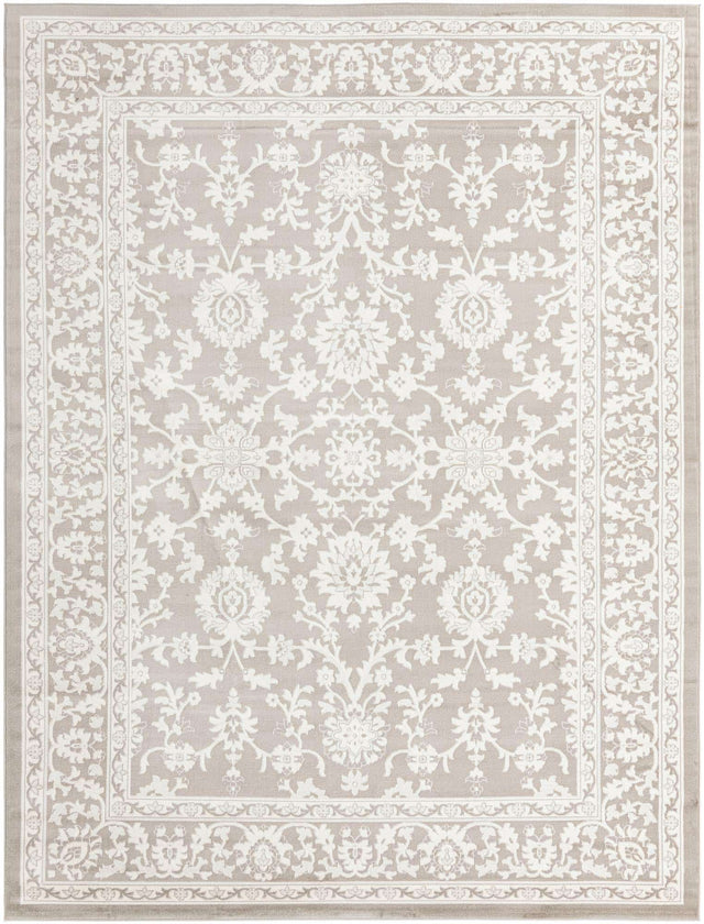 Light Gray 10' x 13' Charlotte Rectangle Area Rug 100% Polypropylene With Jute Backing Traditional Classical Durable Carpet for Living Dining Office Rooms for Sale at Rug Engine
