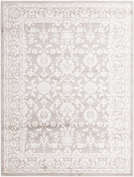 Light Gray 9' x 12' Charlotte Rectangle Area Rug 100% Polypropylene With Jute Backing Traditional Classical Durable Carpet for Living Dining Office Rooms for Sale at Rug Engine