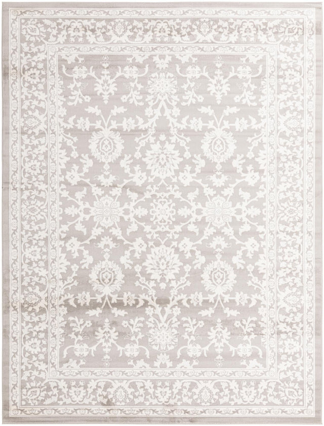 Light Gray 9' x 12' Charlotte Rectangle Area Rug 100% Polypropylene With Jute Backing Traditional Classical Durable Carpet for Living Dining Office Rooms for Sale at Rug Engine