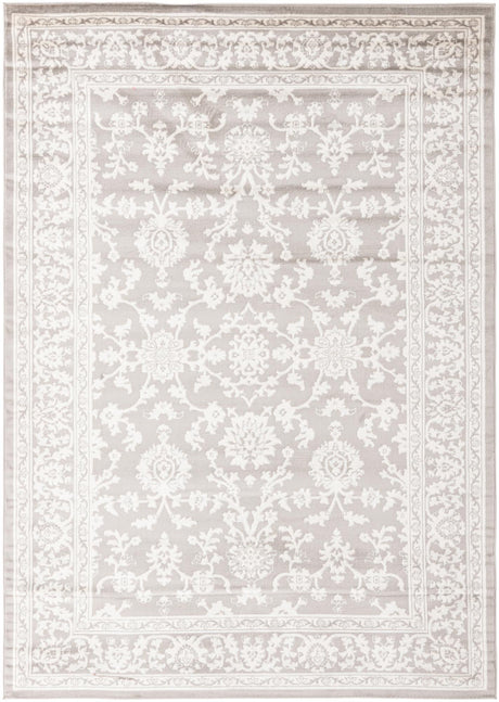 Light Gray 7' 1 x 10' Charlotte Rectangle Area Rug 100% Polypropylene With Jute Backing Traditional Classical Durable Carpet for Living Dining Office Rooms for Sale at Rug Engine