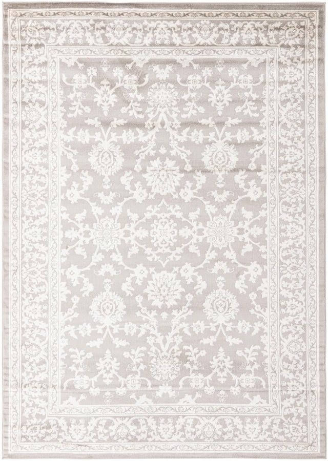 Light Gray 7' 1 x 10' Charlotte Rectangle Area Rug 100% Polypropylene With Jute Backing Traditional Classical Durable Carpet for Living Dining Office Rooms for Sale at Rug Engine