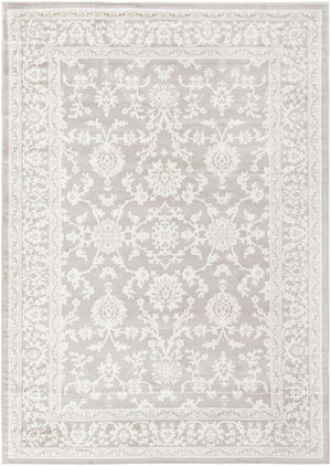 Light Gray 7' 1 x 10' Charlotte Rectangle Area Rug 100% Polypropylene With Jute Backing Traditional Classical Durable Carpet for Living Dining Office Rooms for Sale at Rug Engine
