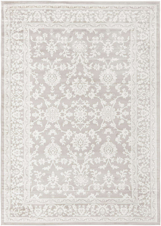 Light Gray 7' 1 x 10' Charlotte Rectangle Area Rug 100% Polypropylene With Jute Backing Traditional Classical Durable Carpet for Living Dining Office Rooms for Sale at Rug Engine