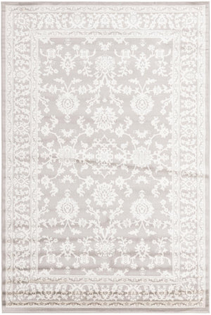 Light Gray 6' 1 x 9' Charlotte Rectangle Area Rug 100% Polypropylene With Jute Backing Traditional Classical Durable Carpet for Living Dining Office Rooms for Sale at Rug Engine