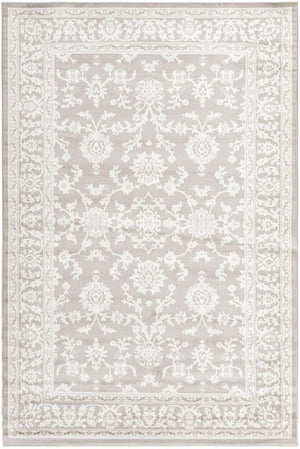 Light Gray 6' 1 x 9' Charlotte Rectangle Area Rug 100% Polypropylene With Jute Backing Traditional Classical Durable Carpet for Living Dining Office Rooms for Sale at Rug Engine