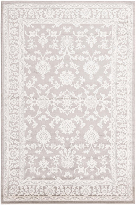 Light Gray 5' 3 x 8' Charlotte Rectangle Area Rug 100% Polypropylene With Jute Backing Traditional Classical Durable Carpet for Living Dining Office Rooms for Sale at Rug Engine