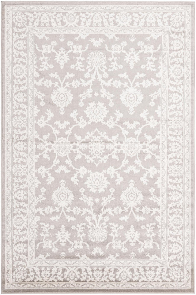 Light Gray 5' 3 x 8' Charlotte Rectangle Area Rug 100% Polypropylene With Jute Backing Traditional Classical Durable Carpet for Living Dining Office Rooms for Sale at Rug Engine