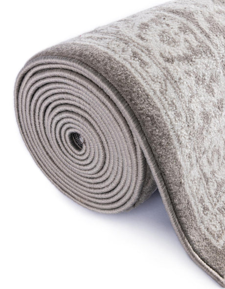 Light Gray 3' 1 x 5' 3 Charlotte Rectangle Area Rug 100% Polypropylene With Jute Backing Traditional Classical Durable Carpet for Living Dining Office Rooms for Sale at Rug Engine