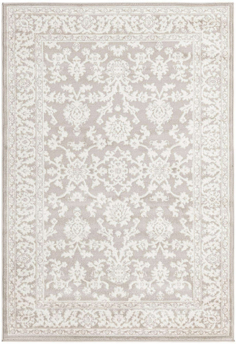 Light Gray 4' 1 x 6' 1 Charlotte Rectangle Area Rug 100% Polypropylene With Jute Backing Traditional Classical Durable Carpet for Living Dining Office Rooms for Sale at Rug Engine